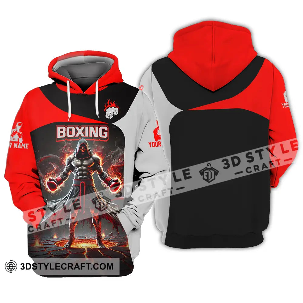 Unisex Shirt - Custom Text Boxing Hoodie / S T-Shirt