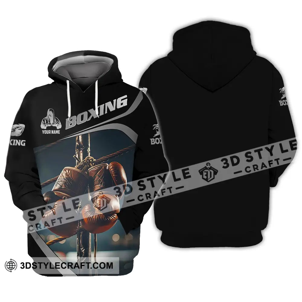 Unisex Shirt - Custom Text Boxing Hoodie / S T-Shirt