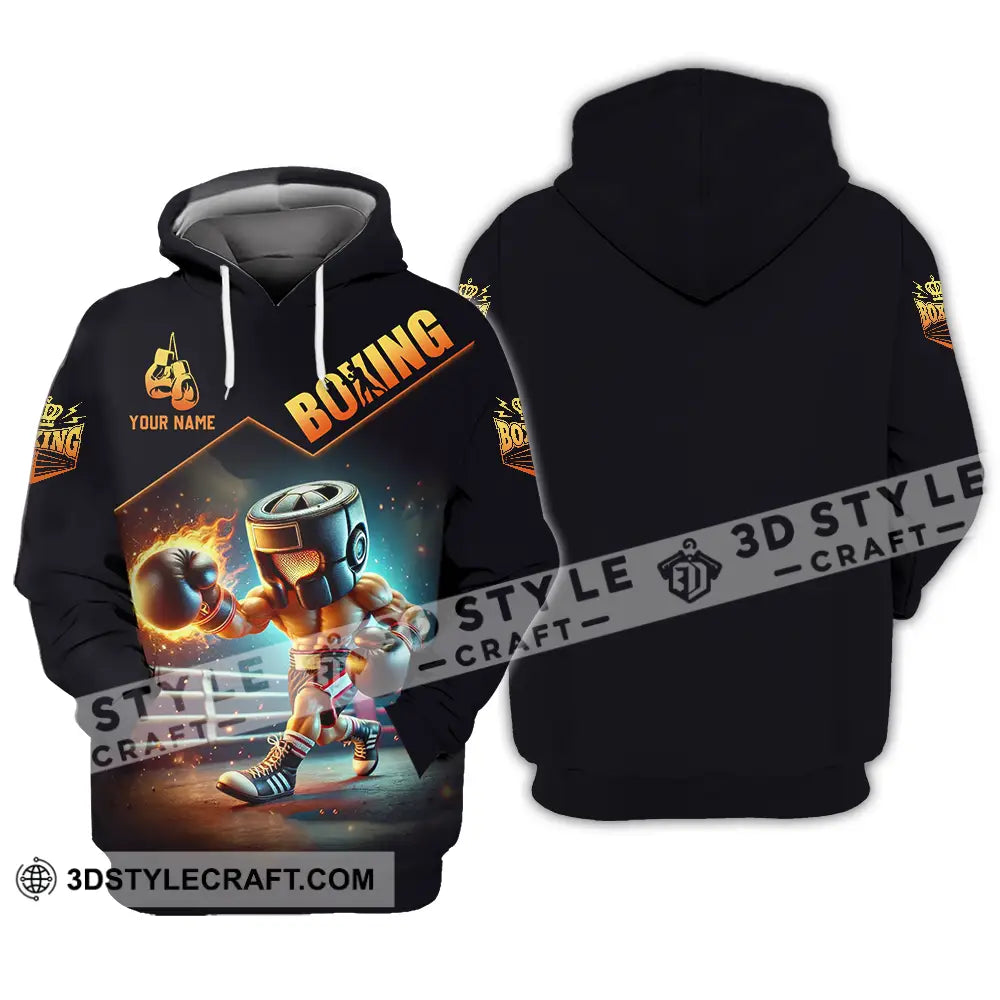 Unisex Shirt - Custom Text Boxing Hoodie / S T-Shirt