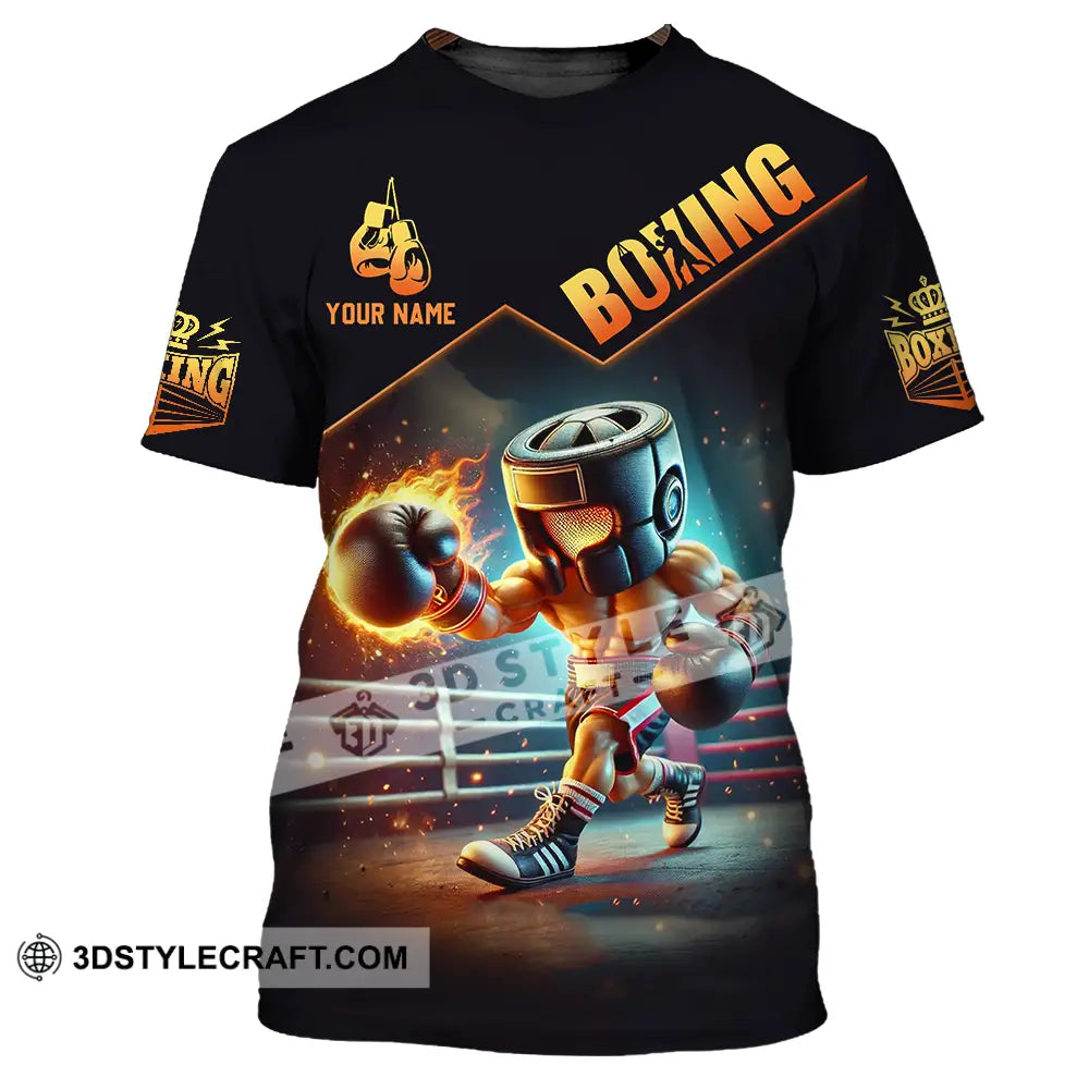 Unisex Shirt - Custom Text Boxing T-Shirt / S T-Shirt